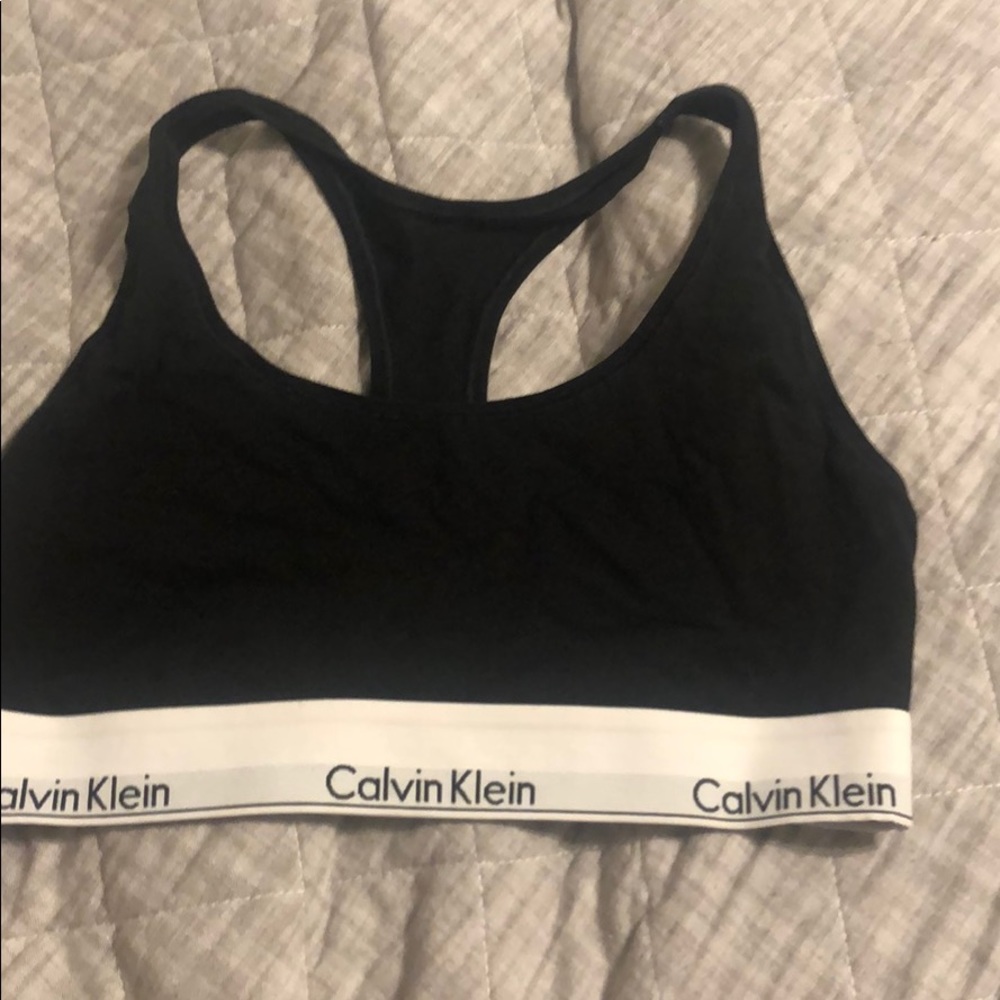 Calvin Klein “sports bra”. Fits small